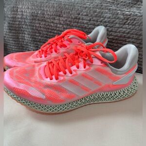 Adidas 4D Run 1.0 Signal Coral Sneakers size 11.5